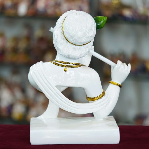 Marble Handmade Flute Krishna - Image 4