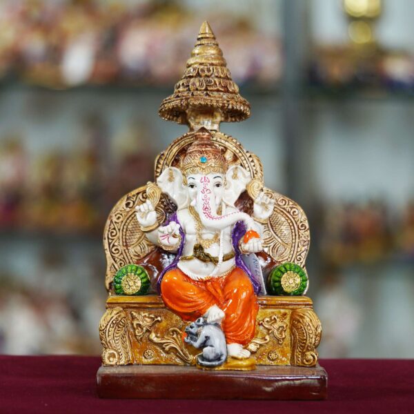 Marble Handmade Ganesh Ji Idol For Home Décor